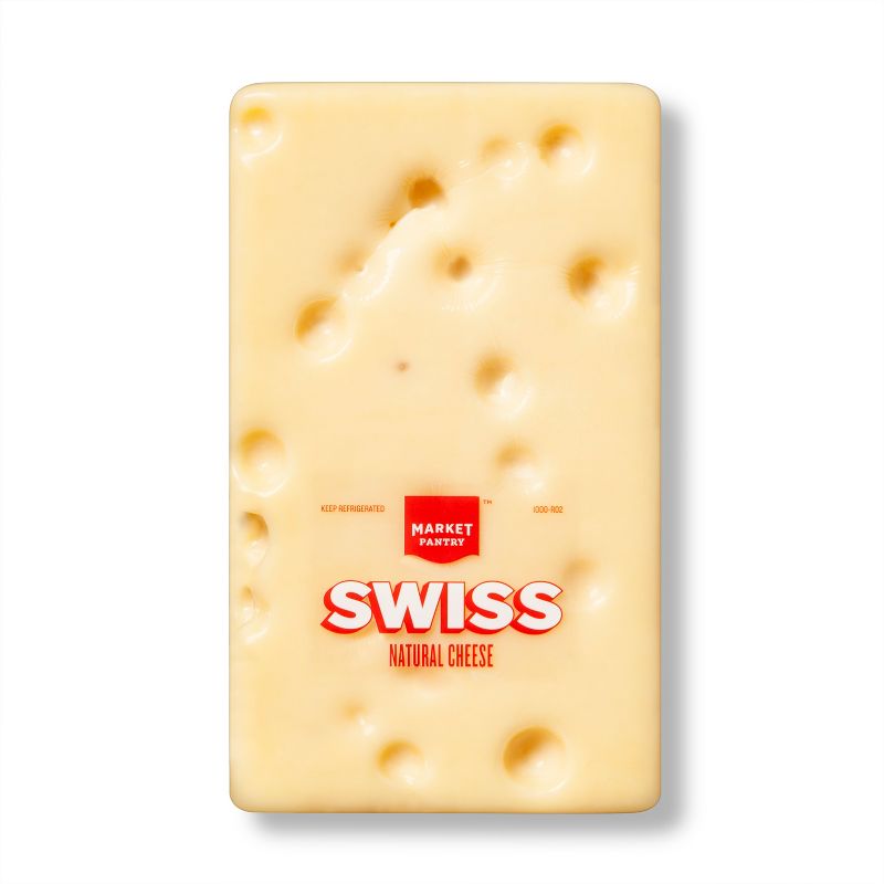 Swiss Natural Cheese - Price Per lb - Market Pantry™