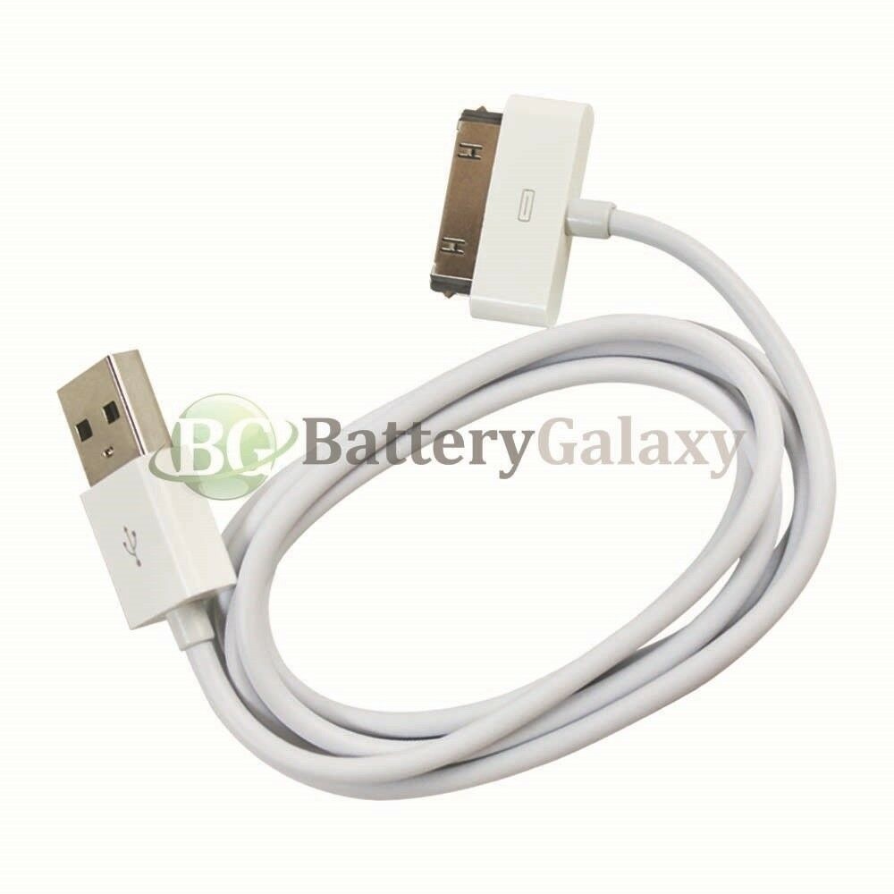Wall Charger+USB Sync Cable for iPhone 3 3G 3GS 4 4S iPod Nano 5 6 7 Touch 2 3 4