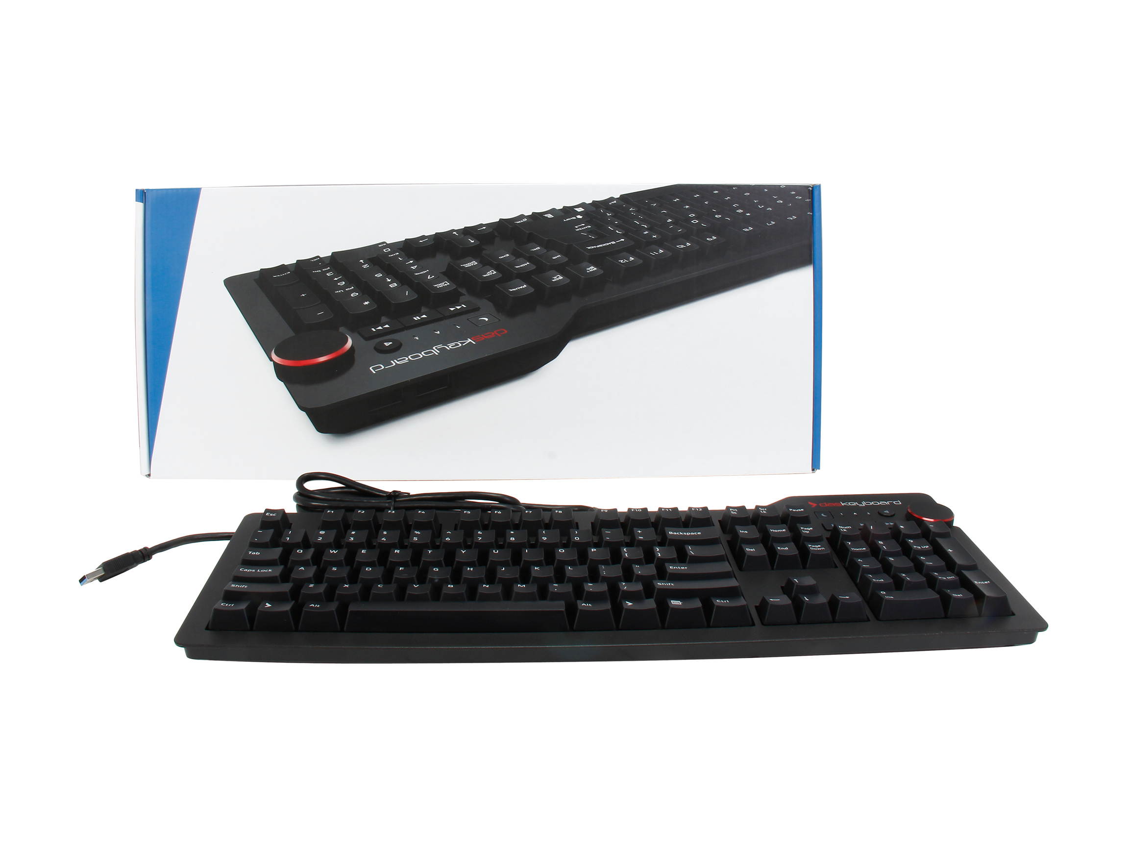 Das Keyboard 4 Professional Clicky MX Blue Mechanical Keyboard