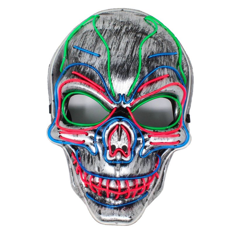 LED Scary Skull Halloween Mask