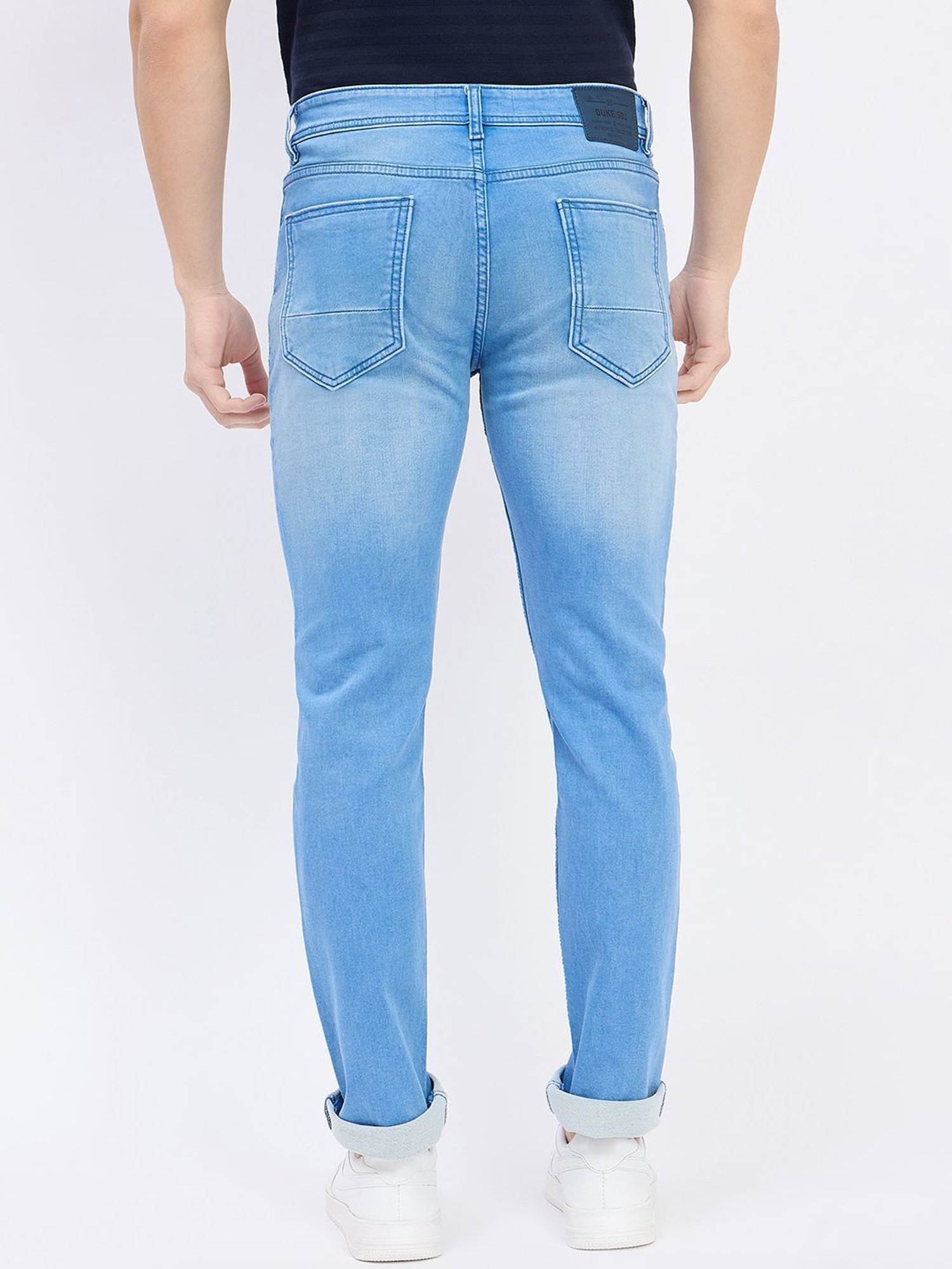 Duke Sky Blue Slim Fit Jeans
