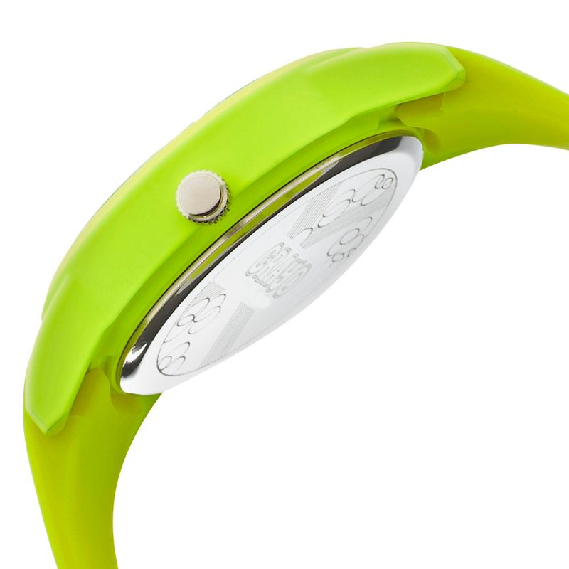 Women's Crayo Festival Watch with 3D Raised Numbers and Date Display-Lime