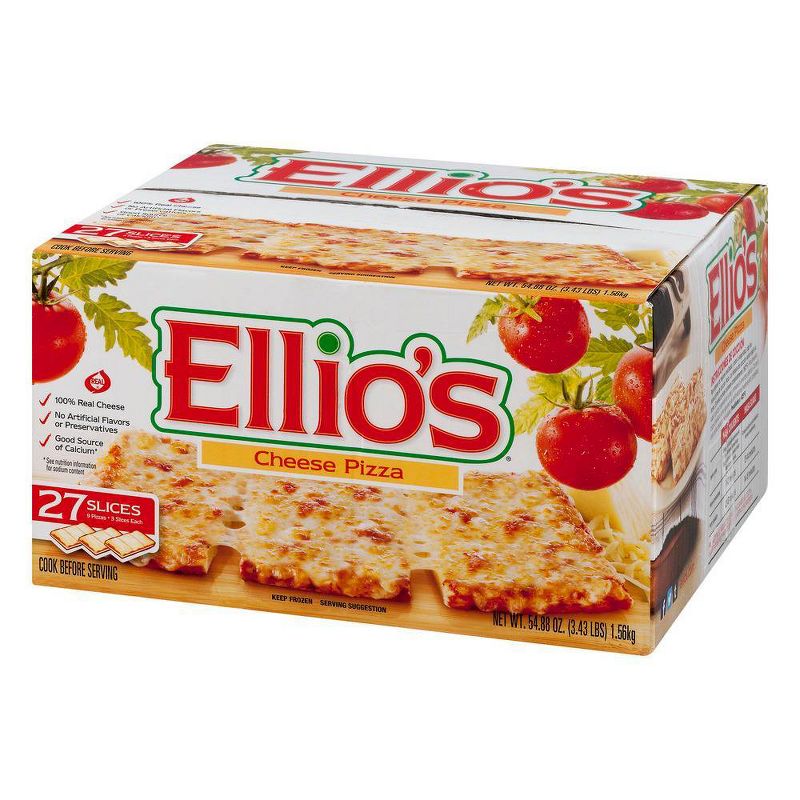 Ellio's 27 Slice Cheese Frozen Pizza - 54.88oz