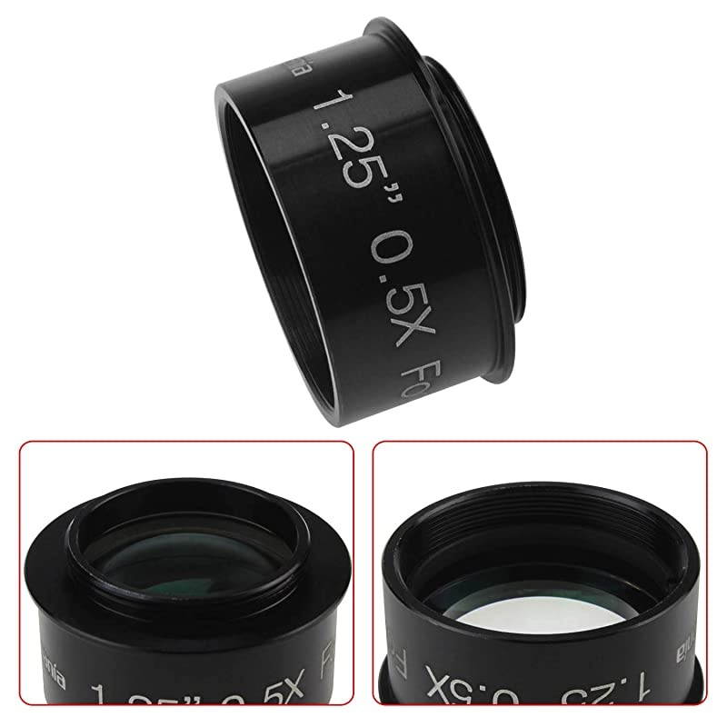 125quot 05X Reducer Corrector CMount Standard for C Or CS Mount CCTV Type Cameras with Telescopes Reduces The Focal Length for Visual and Photographic Use