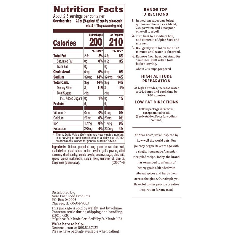 Near East Rosemary & Olive Oil Quinoa Blend - 4.9oz