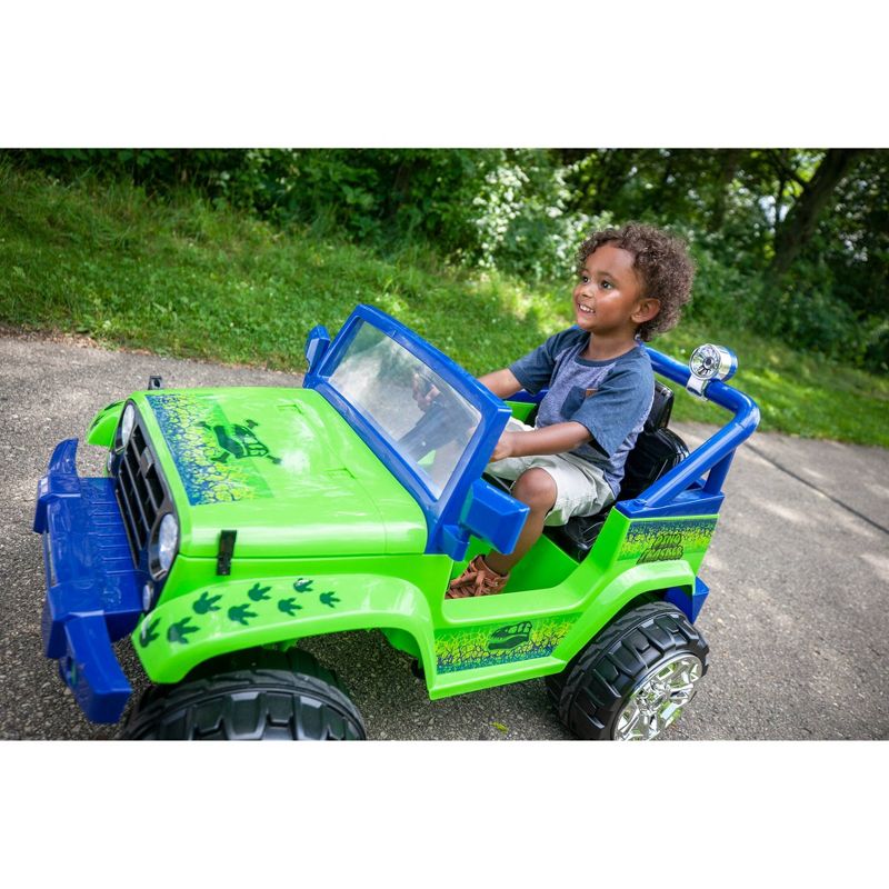 Kid Trax 6V Dino Tracker 4x4 Powered Ride-On - Green