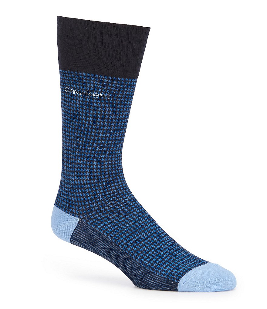 Calvin Klein Houndstooth Crew Socks