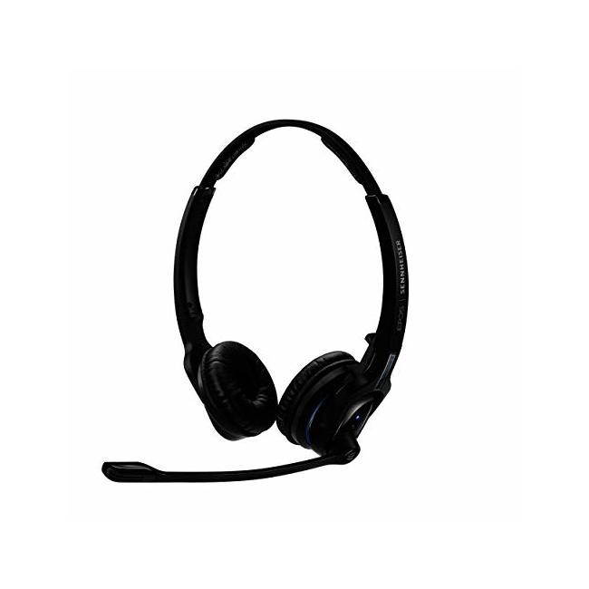 Sennheiser MB Pro 2 UC ML (1000567) - Dual-Sided, Dual-Connectivity, Wireless Bluetooth Headset | For Desk/Mobile Phone & Softphone/PC Connection| w/ HD Sound & Major UC Platform Compatibility (Black)