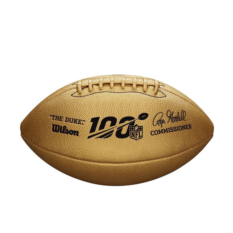 Wilson NFL Duke Gold Metallic Football