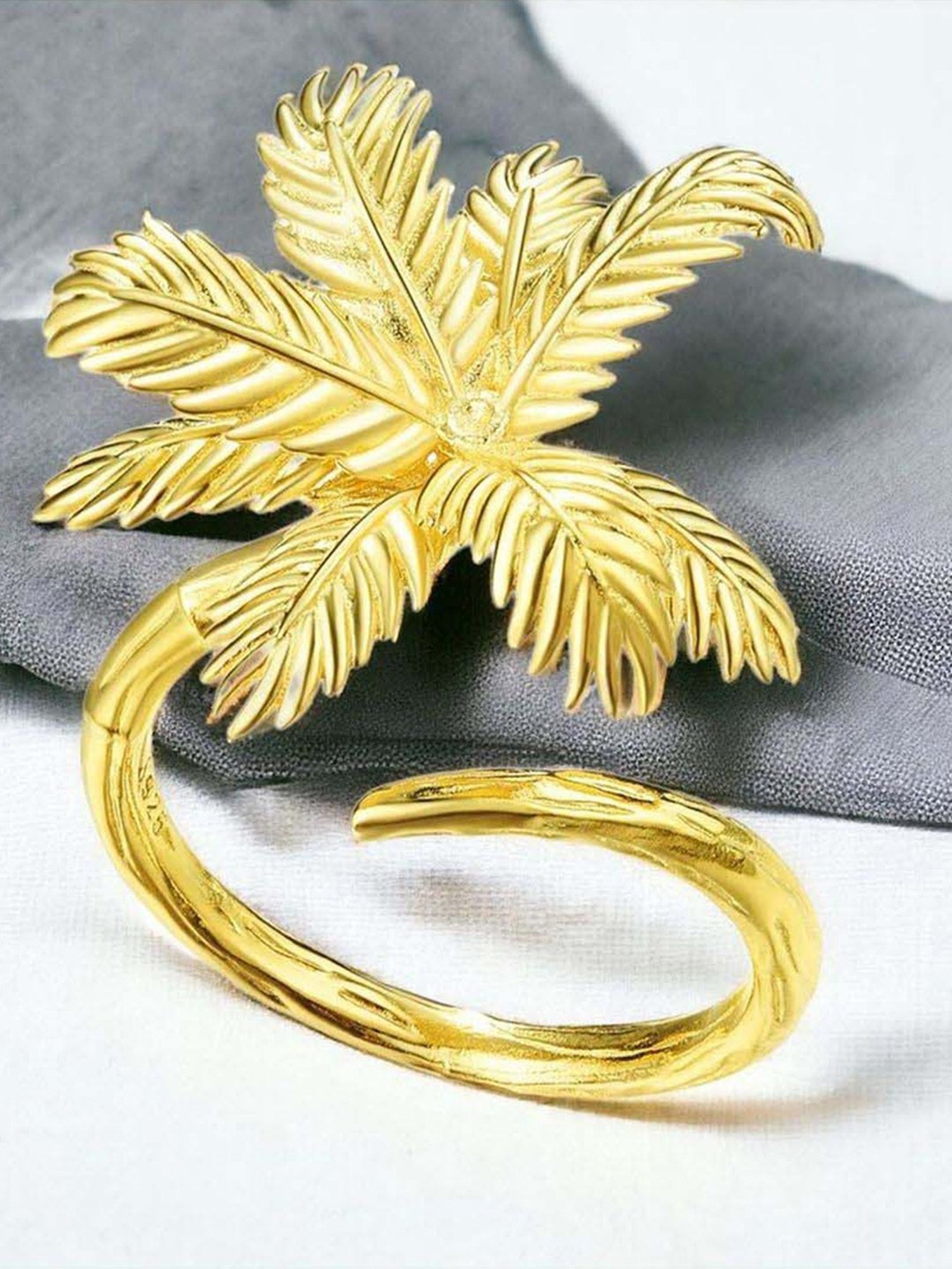 GIVA 925 Silver Pearly Bloom Ring for Women & Girls