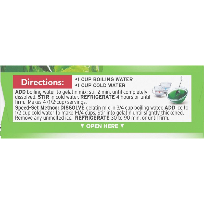 JELL-O Lime Gelatin - 3oz