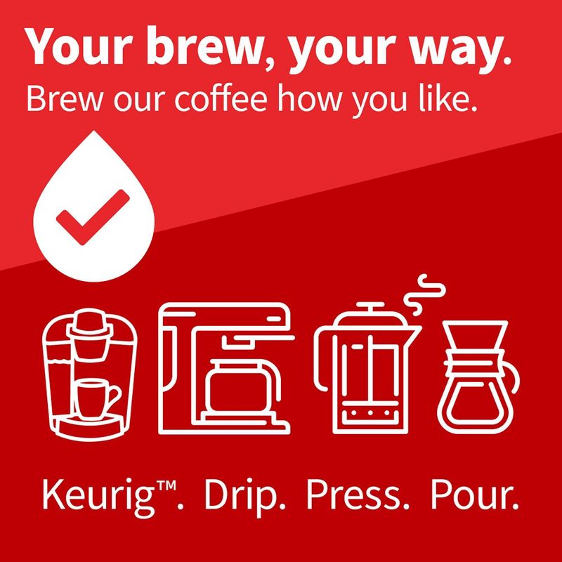 VitaCup Slim Ground Coffee (Diet & Metabolism) w/ Garcinia, Ginseng, & B Vitamins, Medium Roast - 10oz