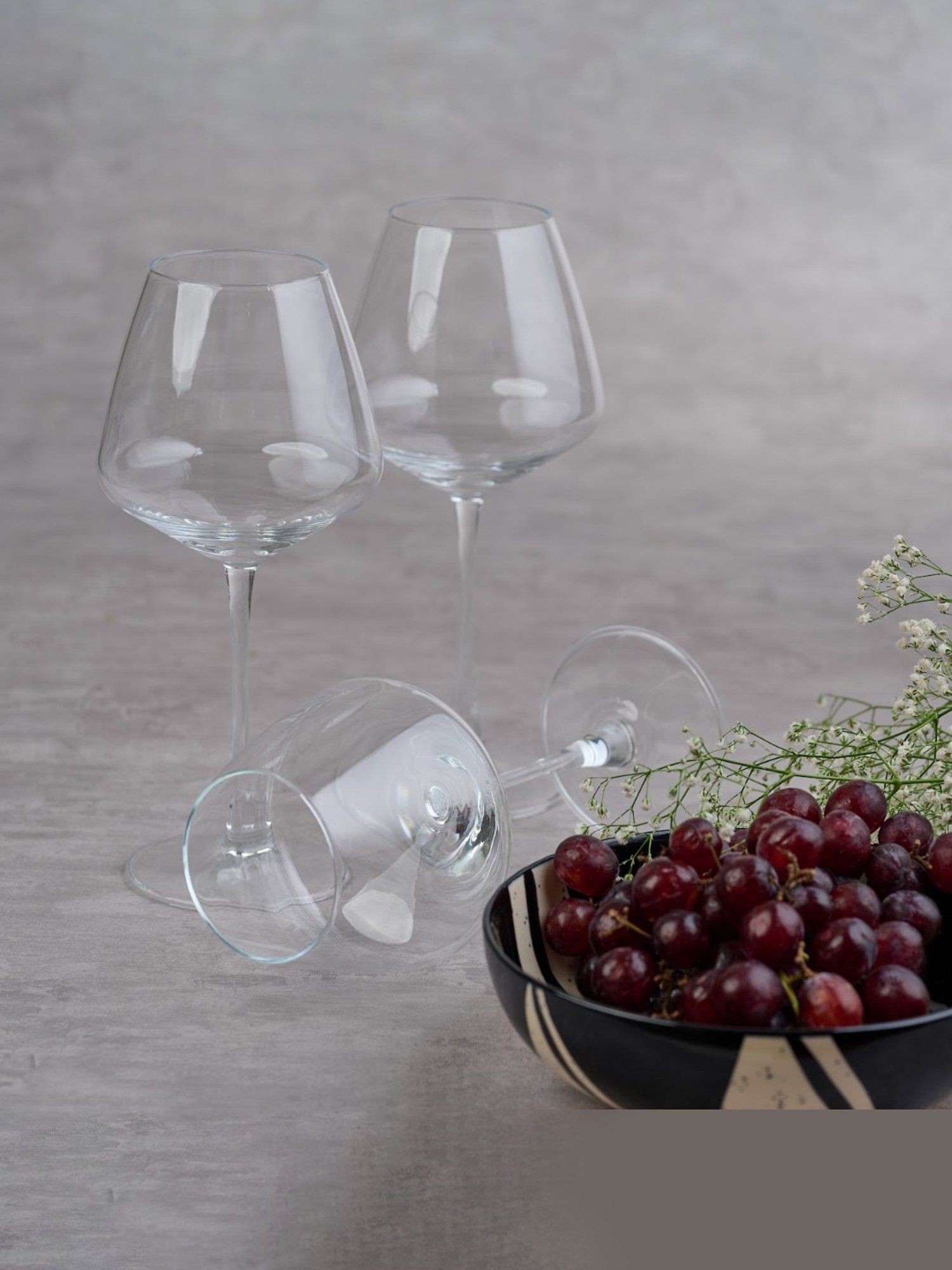 BlackCarrot Red Wine Glass Set of 6