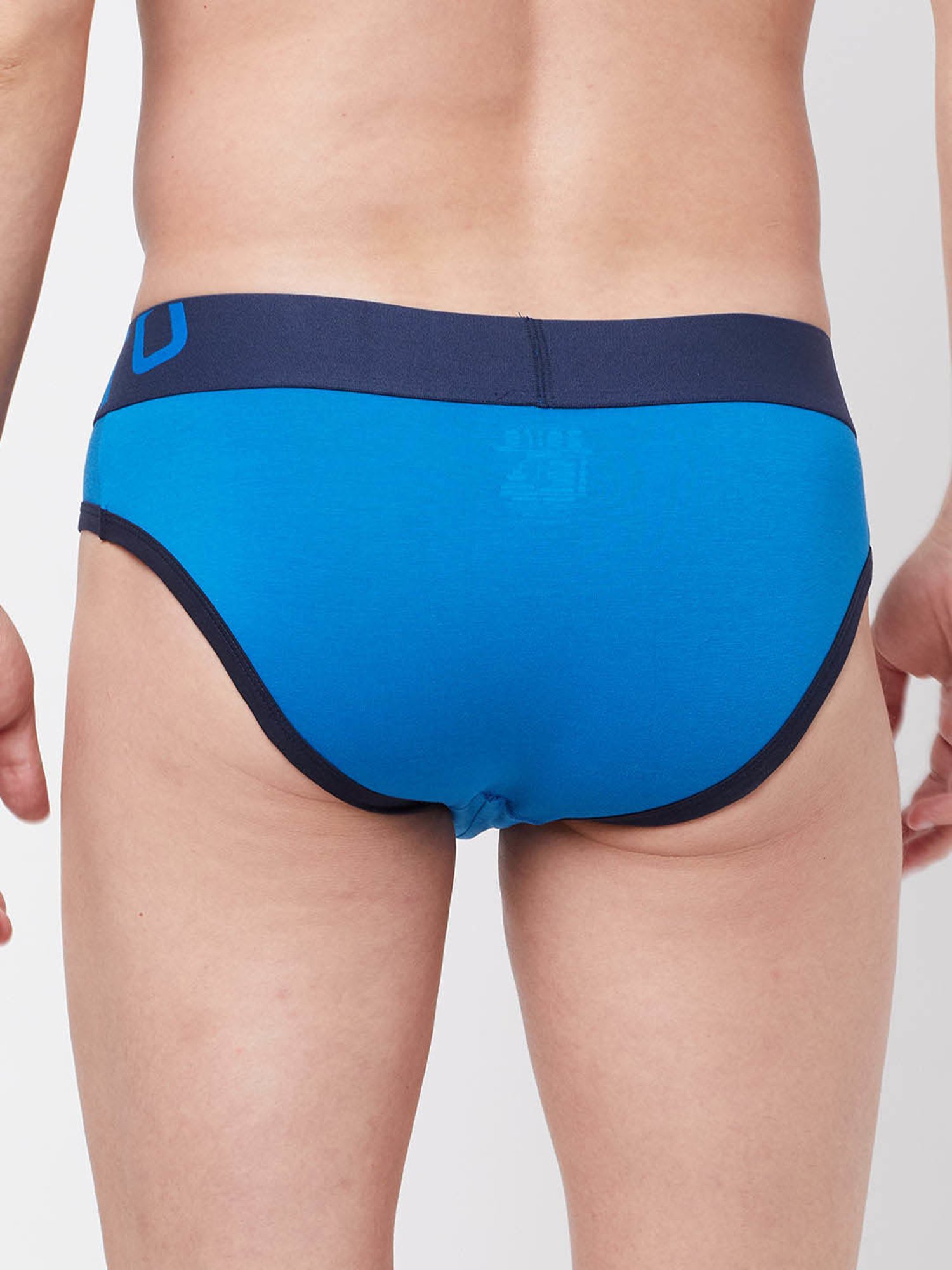 Zoiro Legion Blue & Directory Blue Regular Fit Briefs - Pack Of 2