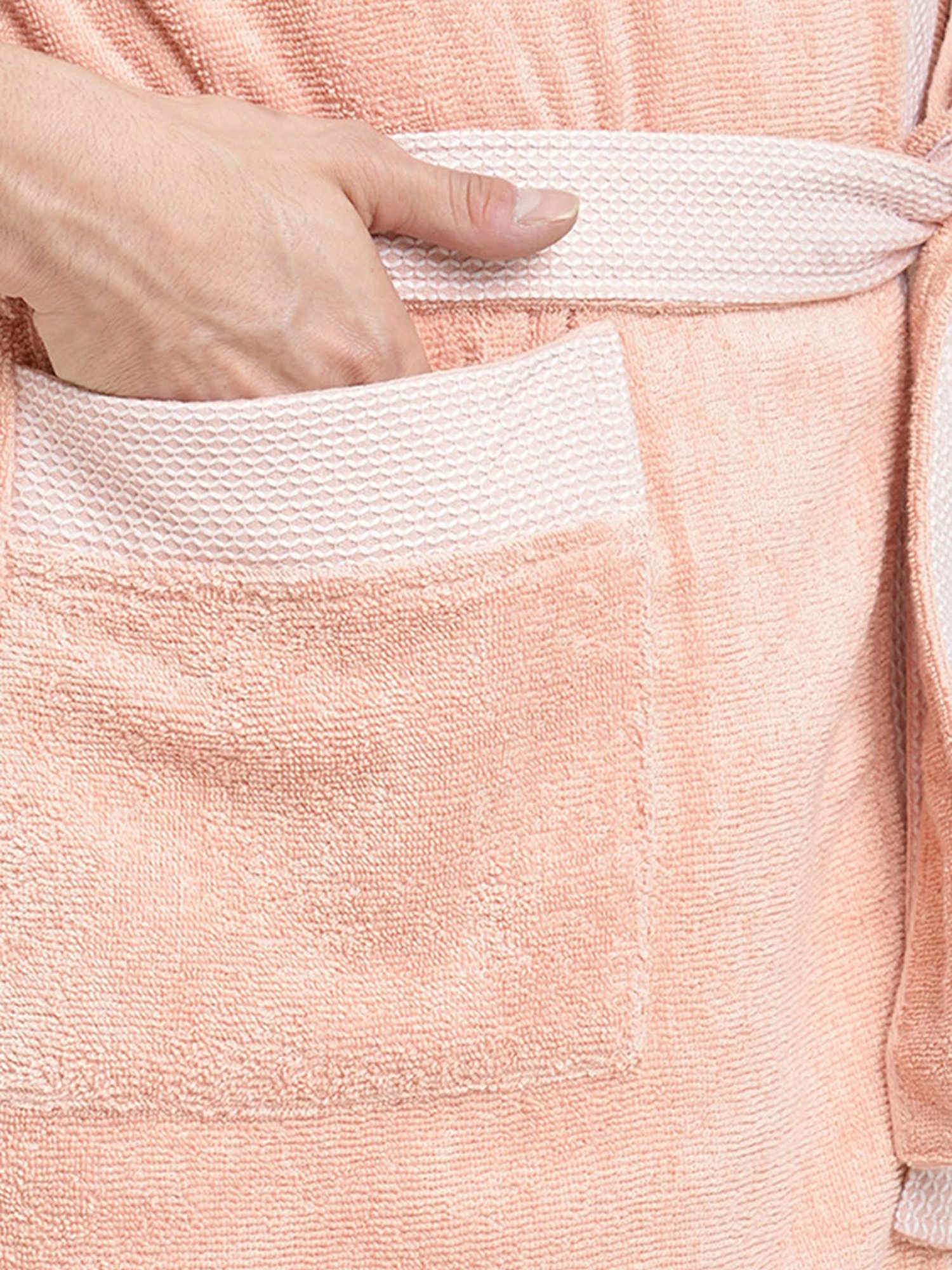 Spaces Hygro Pink 400 GSM Cotton Large Bathrobe