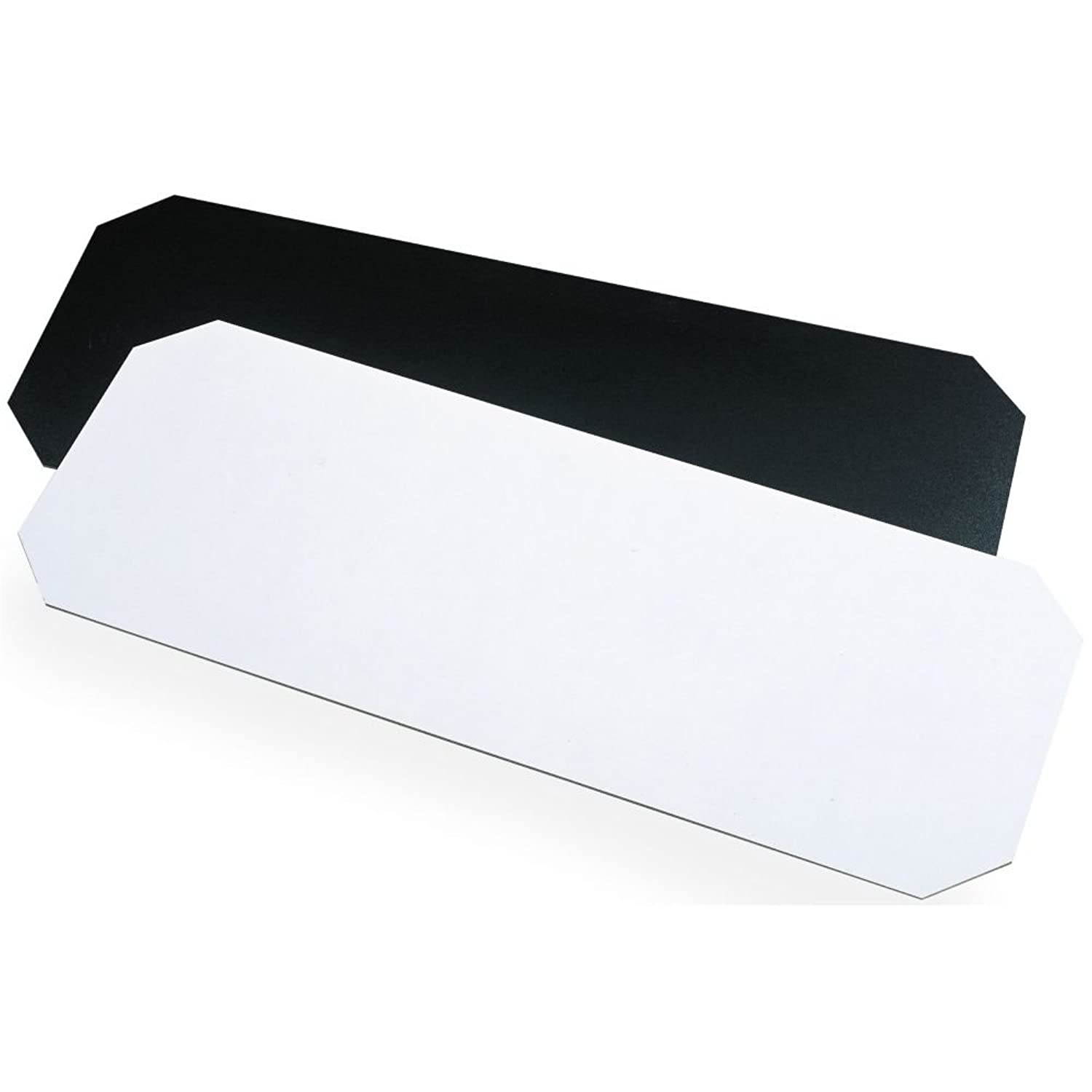 Metro 2436BWI Hardboard Reversible Decorator Shelf Inlay, 36" Length x 24" Width, Black/White
