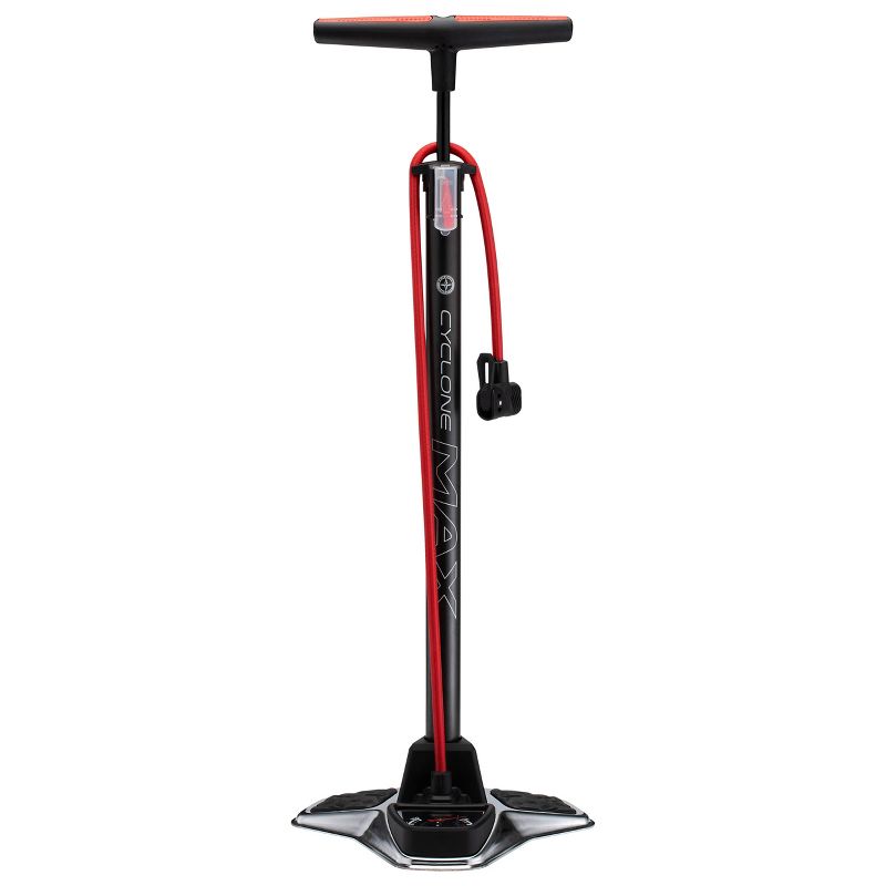 Schwinn Cyclone Max Refresh Floor Pump - Silver