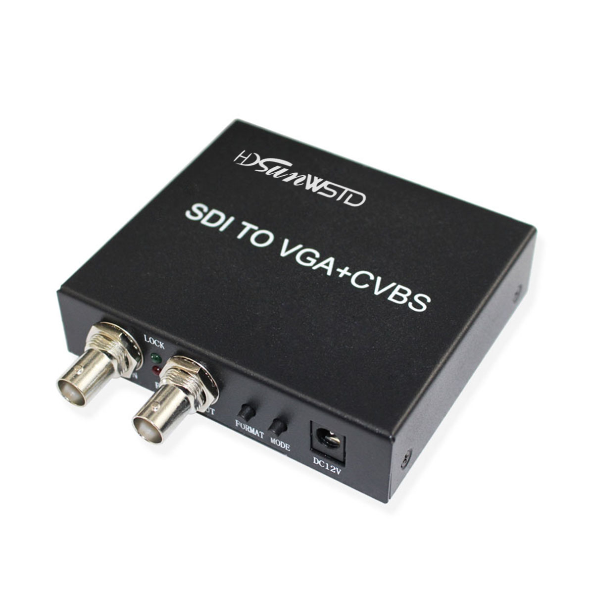 SDI to VGA+CVBS Converter with SDI Loop Out for PC Laptops Projectors Computers HDTV