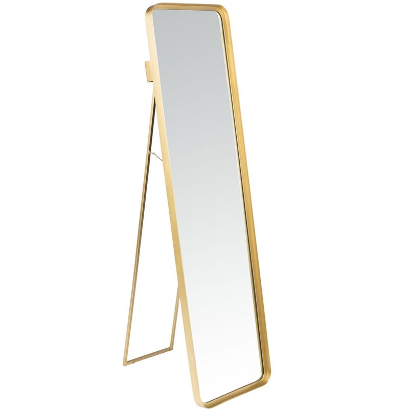 Lerna Mirror - Brushed Brass - Safavieh