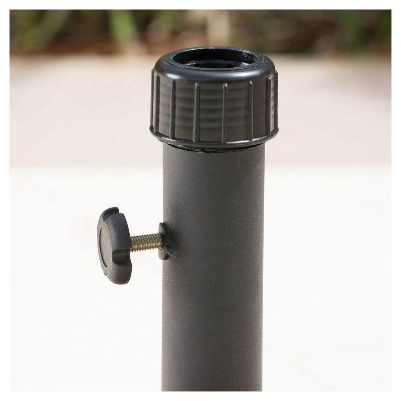 Terracotta 33lbs Round Concrete and Iron Umbrella Base - Brownish Red - Christopher Knight Home