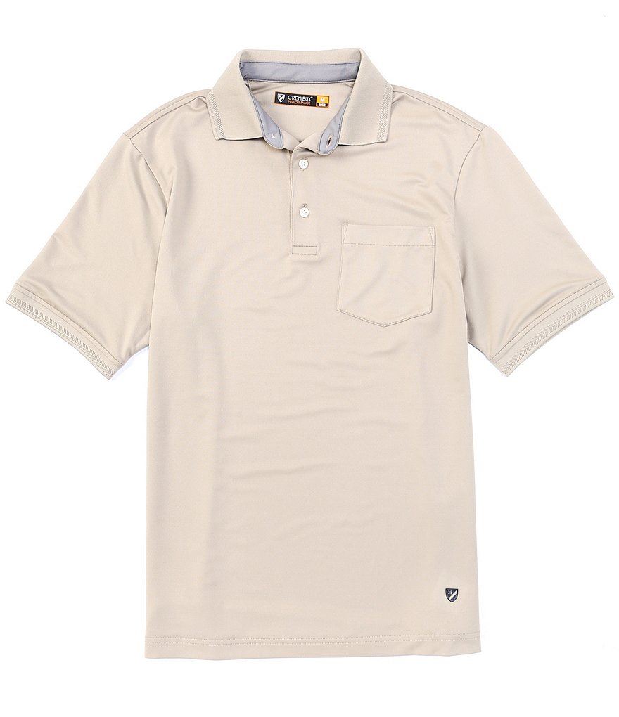 Cremieux Performance Stretch Short-Sleeve Polo Shirt