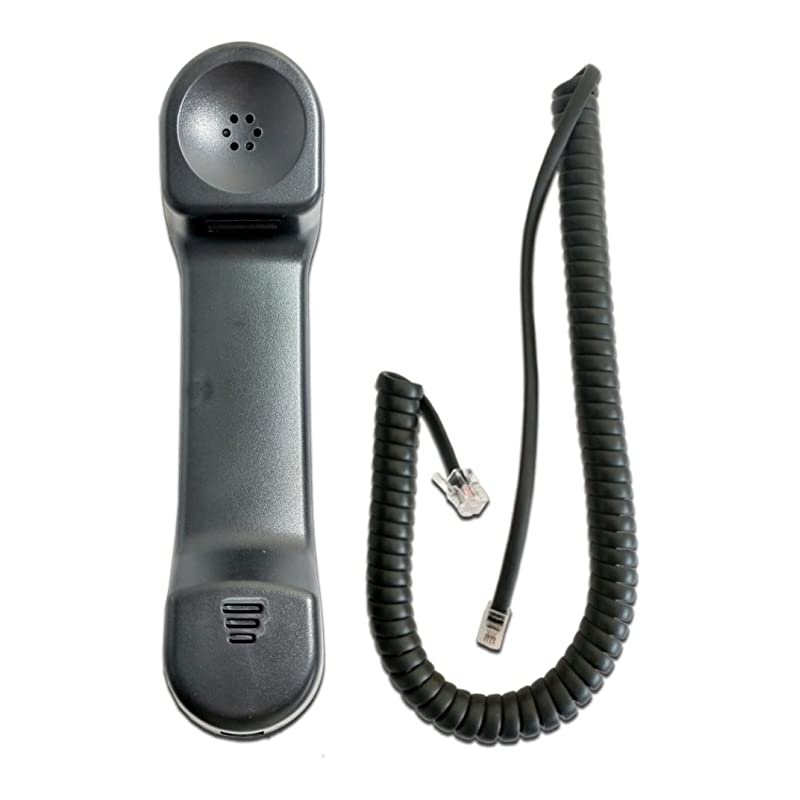 i2000 Compatible Handset Charcoal with Curly Cord