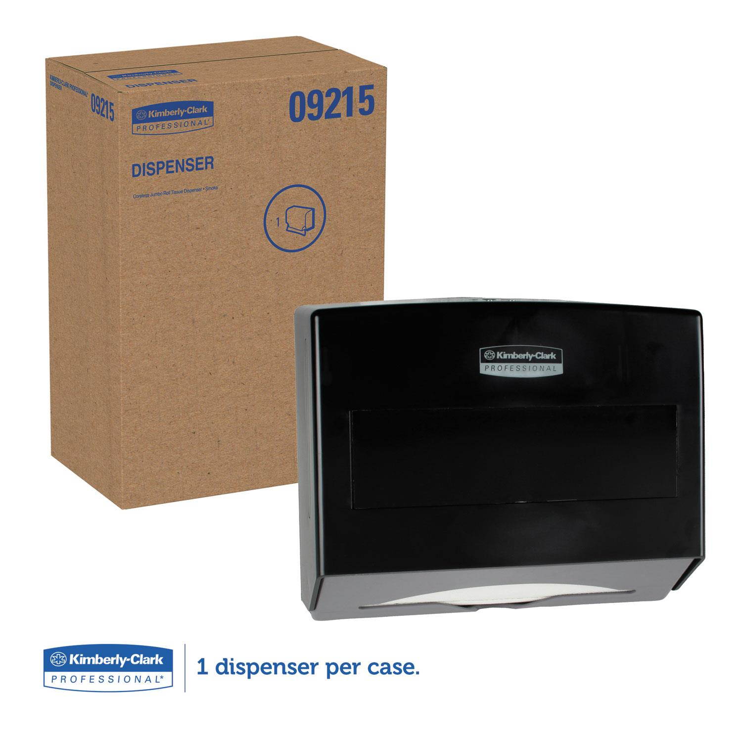 KIMBERLY CLARK Scottfold Towel Dispenser Plastic 10 3/4w x 4 3/4d x 9h Smoke