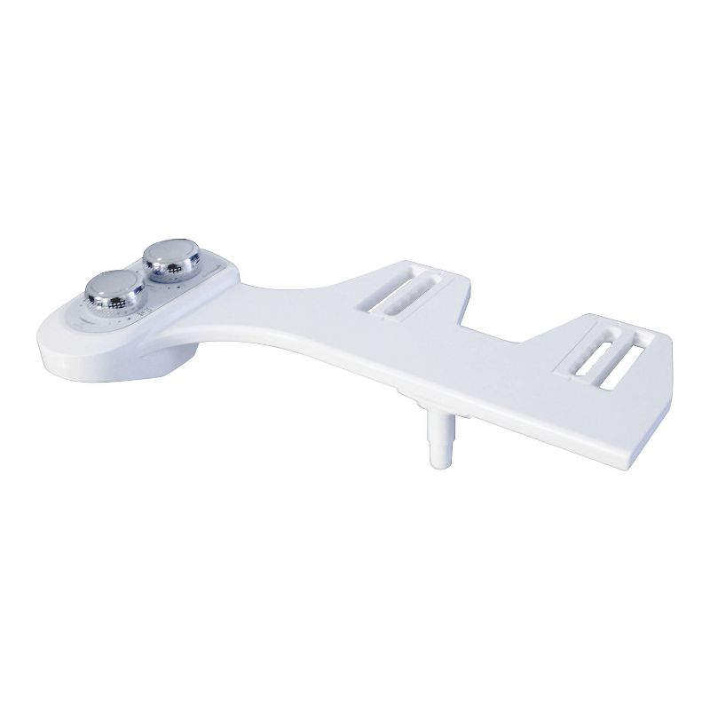 SB-410 Non-Electric Bidet Attachment with Single Nozzle and Hot/Cold Water White - SmartBidet