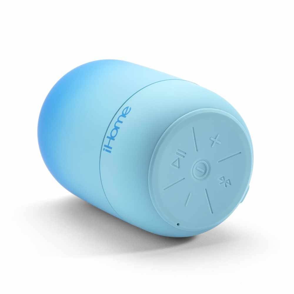 iHome Bluetooth PlayFade Rechargeable Water Resistant Speaker Blue Speakers and Alarm Clocks