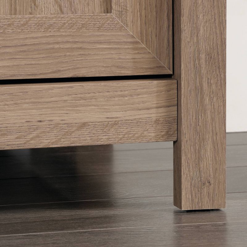 Rosemark 3 Door Media Credenza TV Stand for TVs up to 66" Gray - Treasure Trove Accents