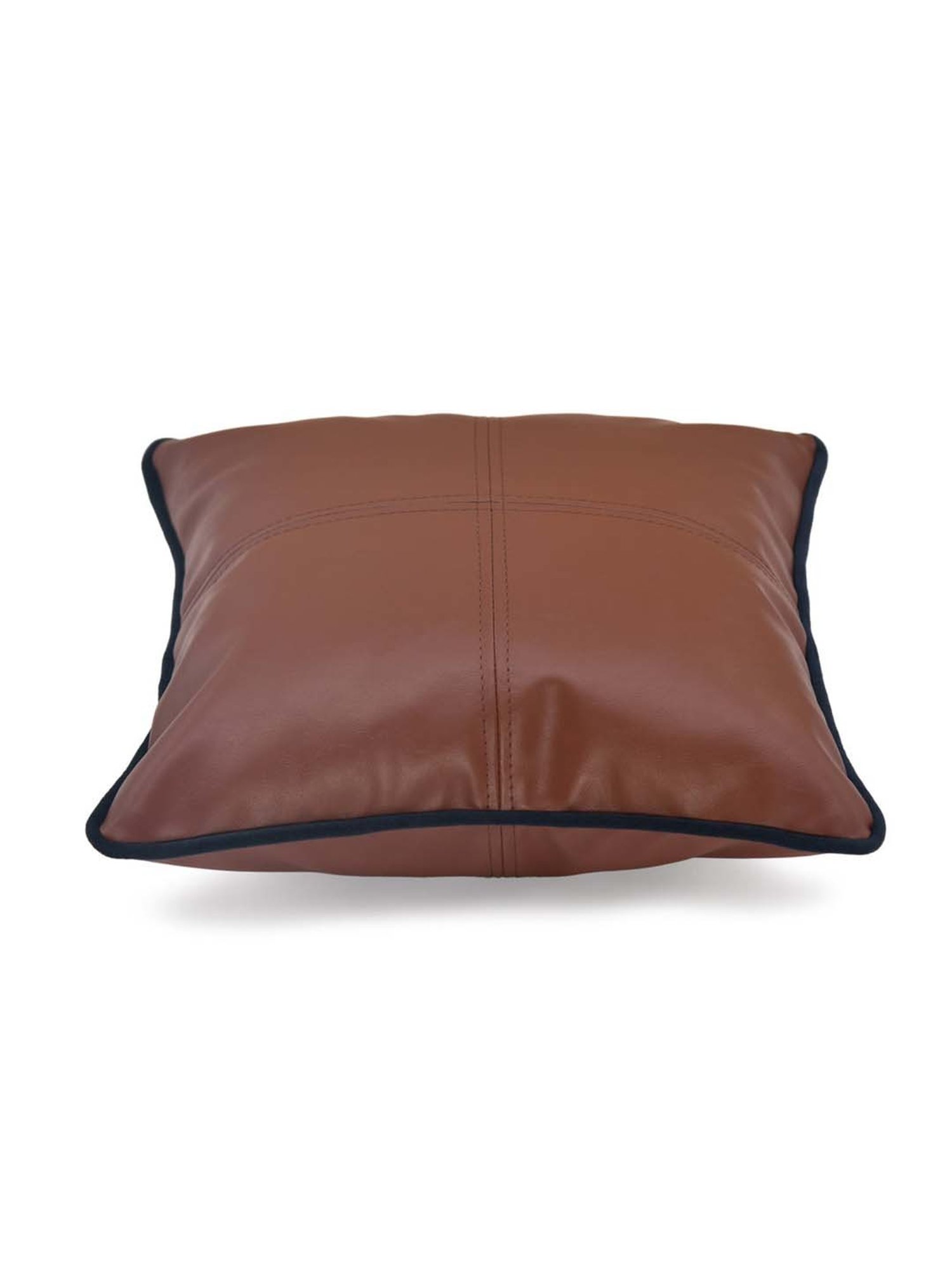 Swayam Red & White Cotton 60 cm x 60 cm Cushion Covers - Set of 5