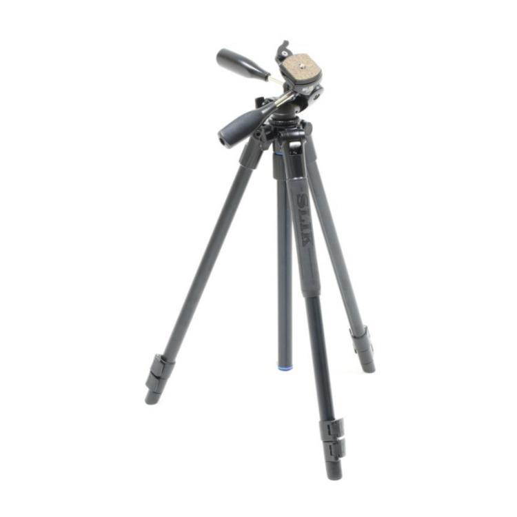Slik Pro AL-323DX Tripod with SH-705E 3-Way Pan Head, 8.8 lb Capacity #613-357