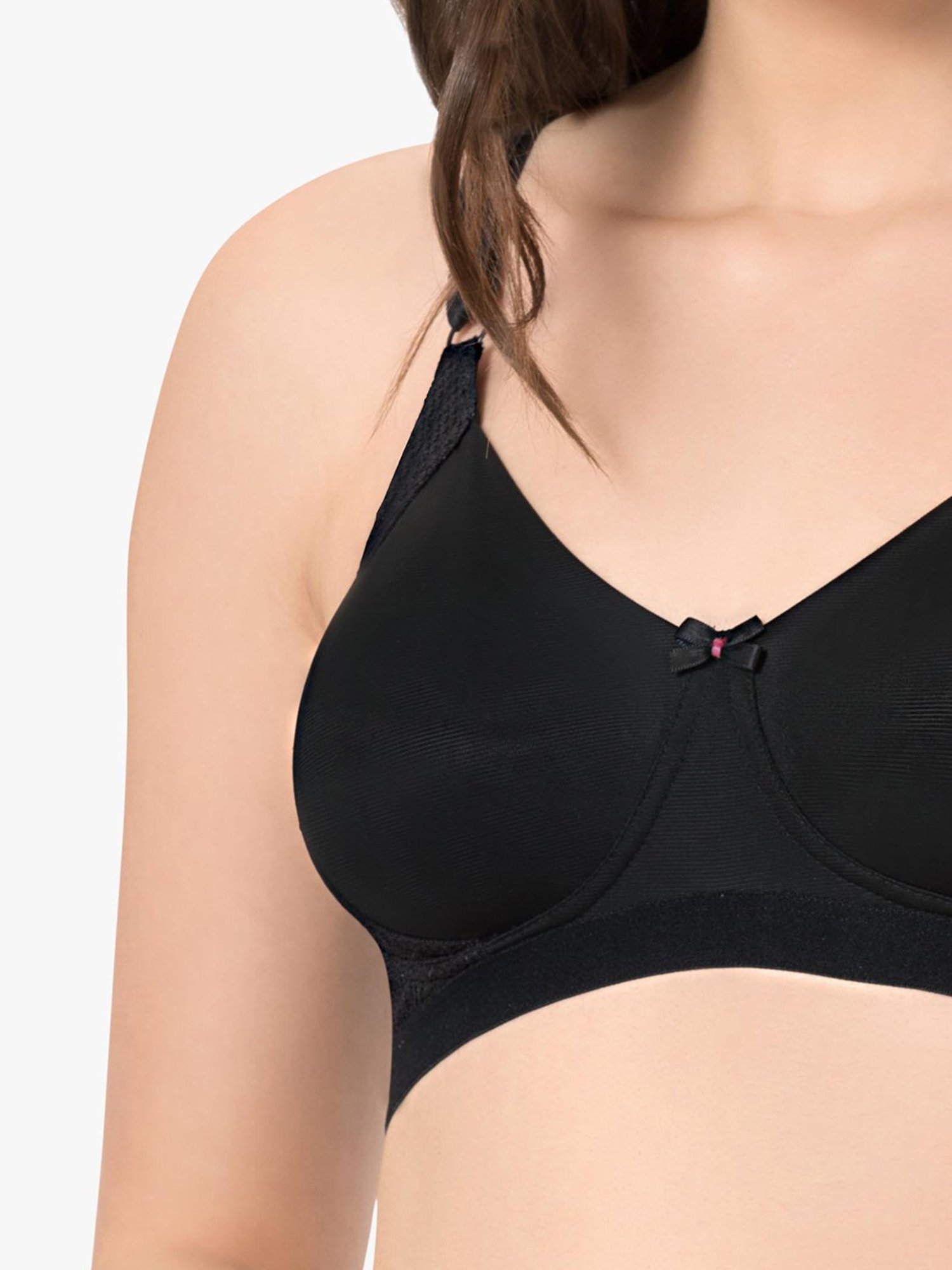Every De by Amante Black Non Padded Non Wired Full Coverage Bra