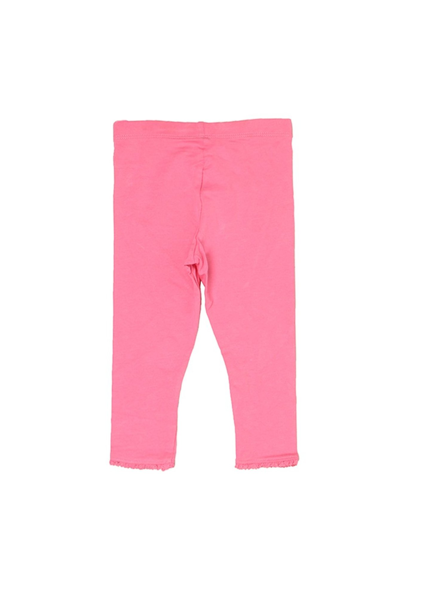Mothercare Girls Pink Solid Leggings