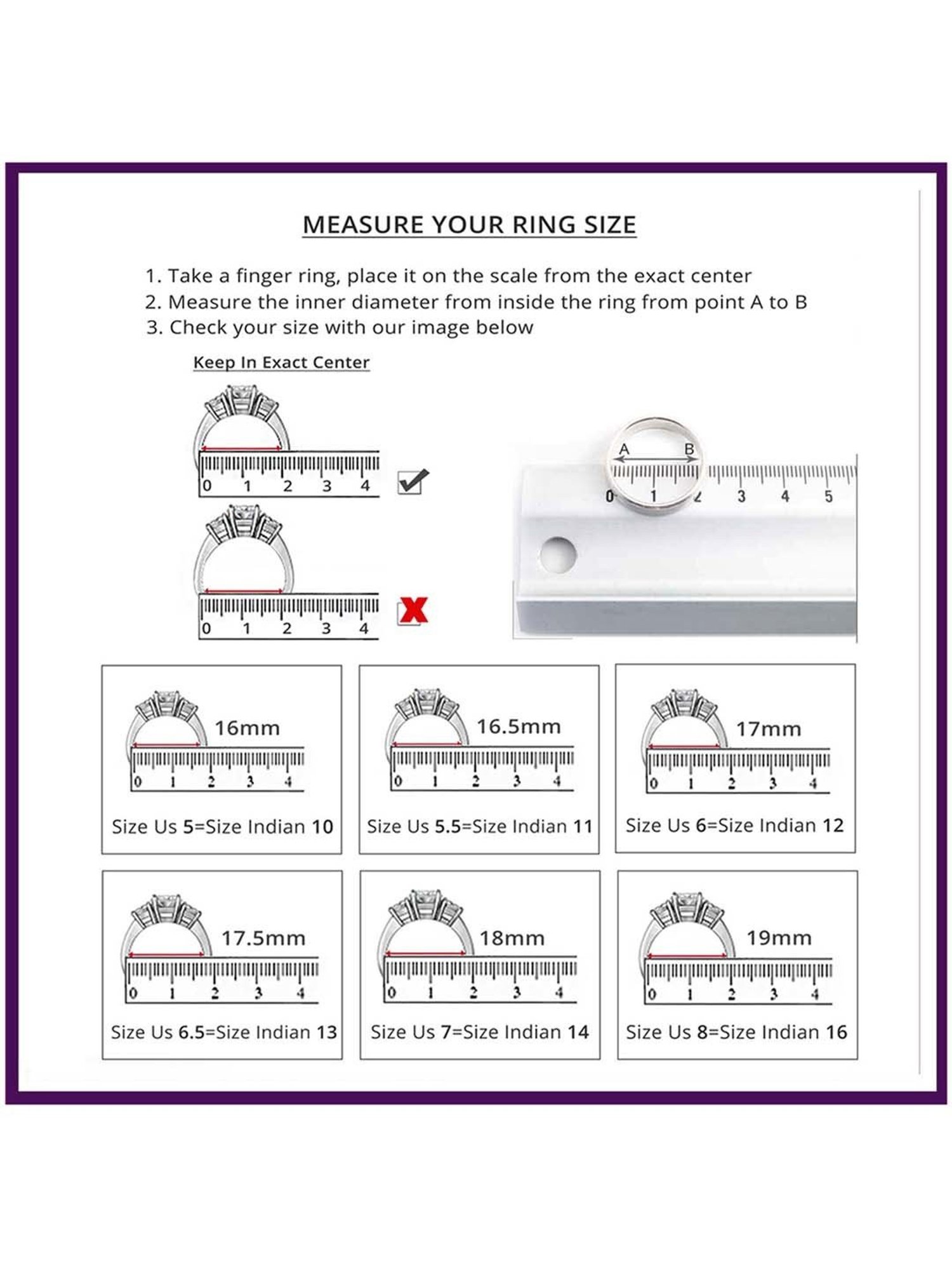 925 Silver Princess Cut Red Ruby and American Diamond Halo Wedding Ring for Women & Girls