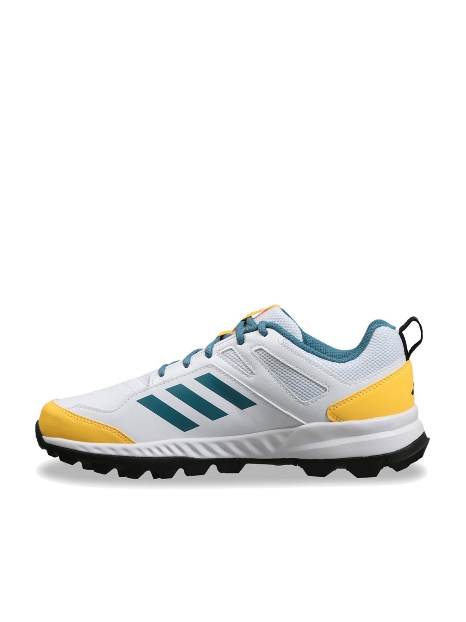 Adidas Men's Cri Rise V2 White Cricket Shoes