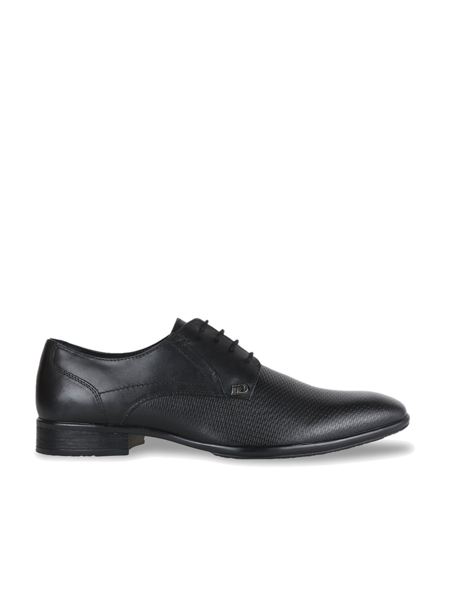 ID Men's Black Derby Shoes