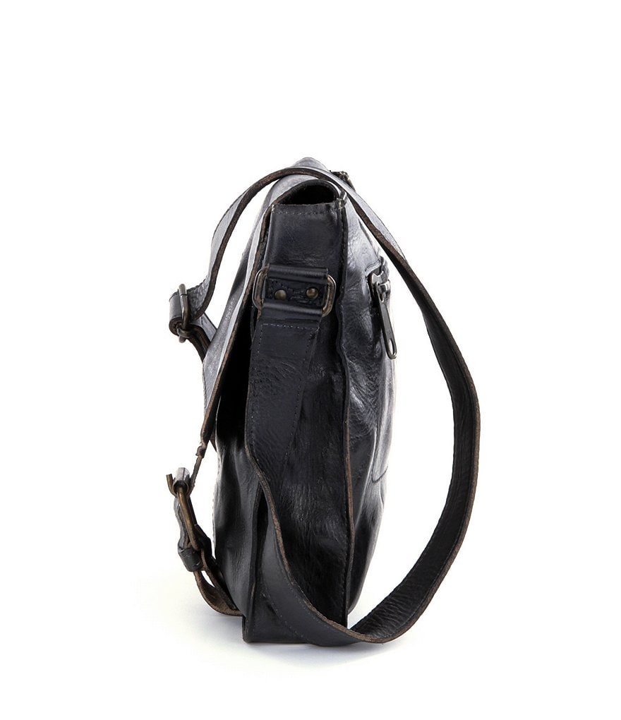 Bed Stu Venice Beach Buckle Weathered Leather Crossbody Bag