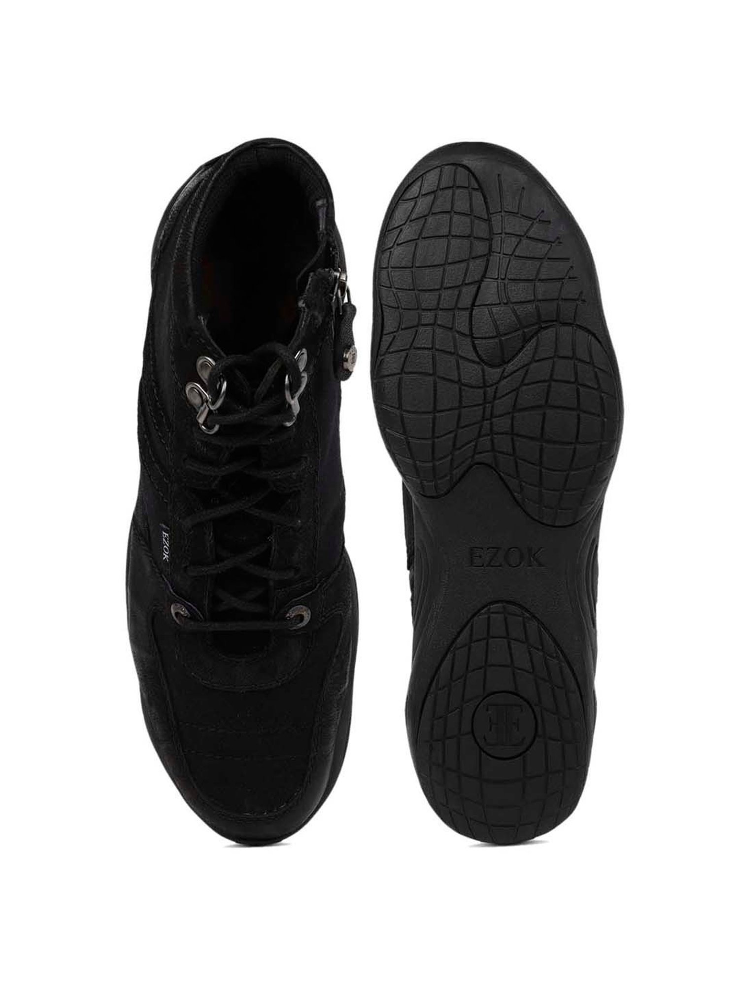 EZOK Men's Black Casual Boots
