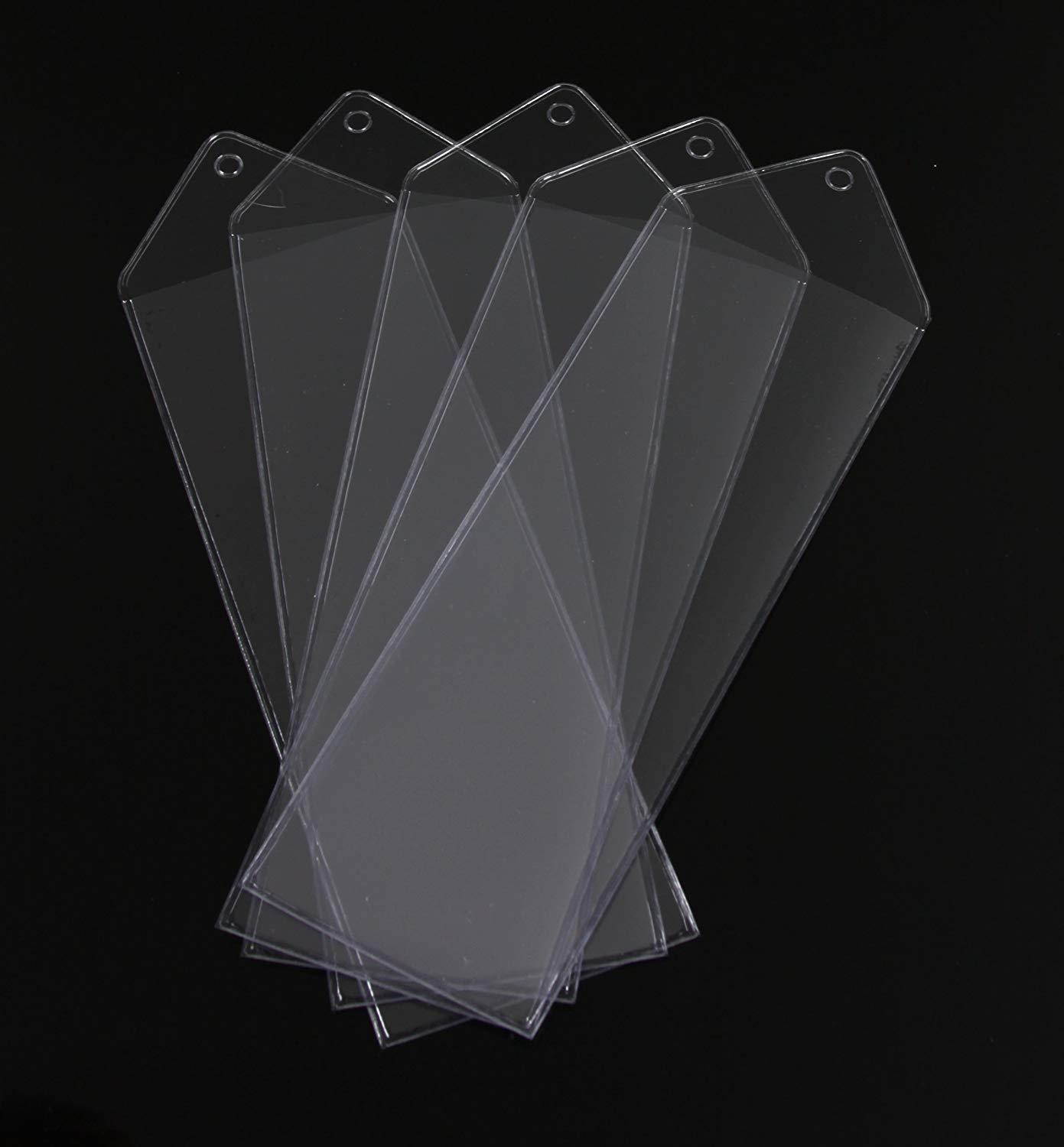 100 Premium Vinyl Photo Booth Bookmark Sleeves 2 1/4 X 6 1/4 for Wedding