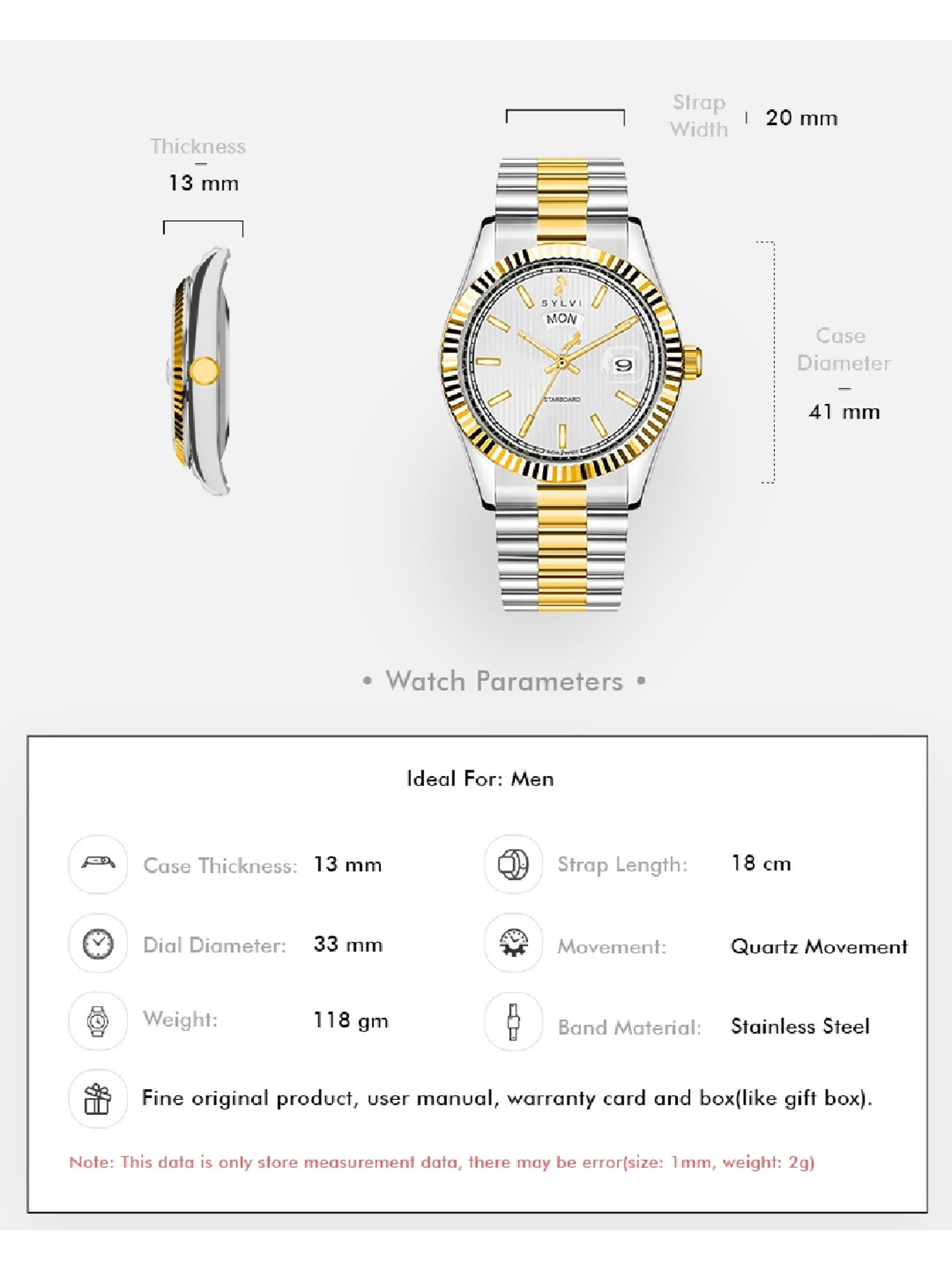 Sylvi Nitroneon 4 Starboard Analog Watch for Men