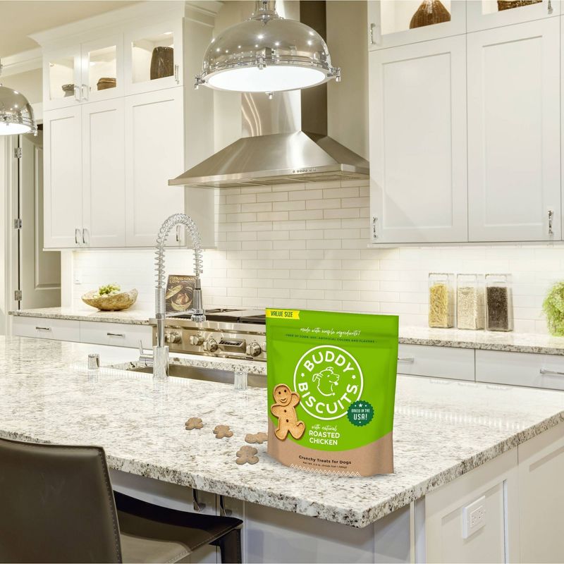 Buddy Biscuits Oven Baked Treats with Roasted Chicken Dry Dog Treats - 3.5lb