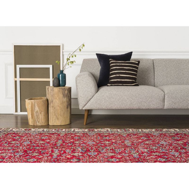 6'x9'10" Vintage One-of-a-Kind Wilford Rug Red - Revival Rugs