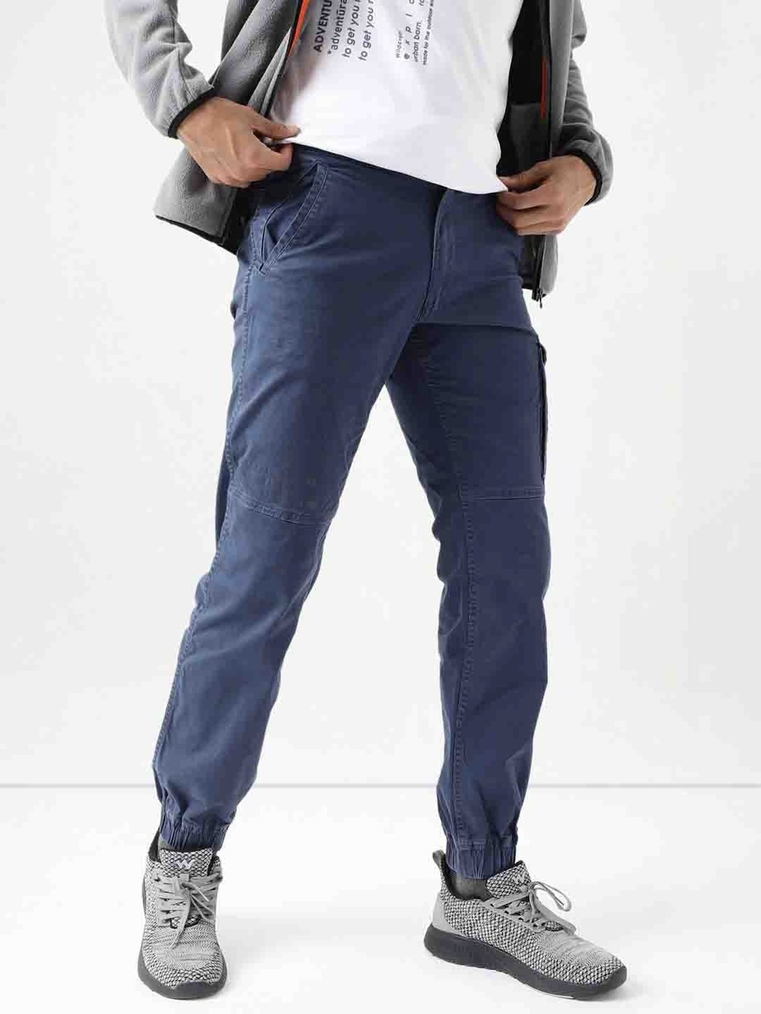Wildcraft Blue Regular Fit Cargos