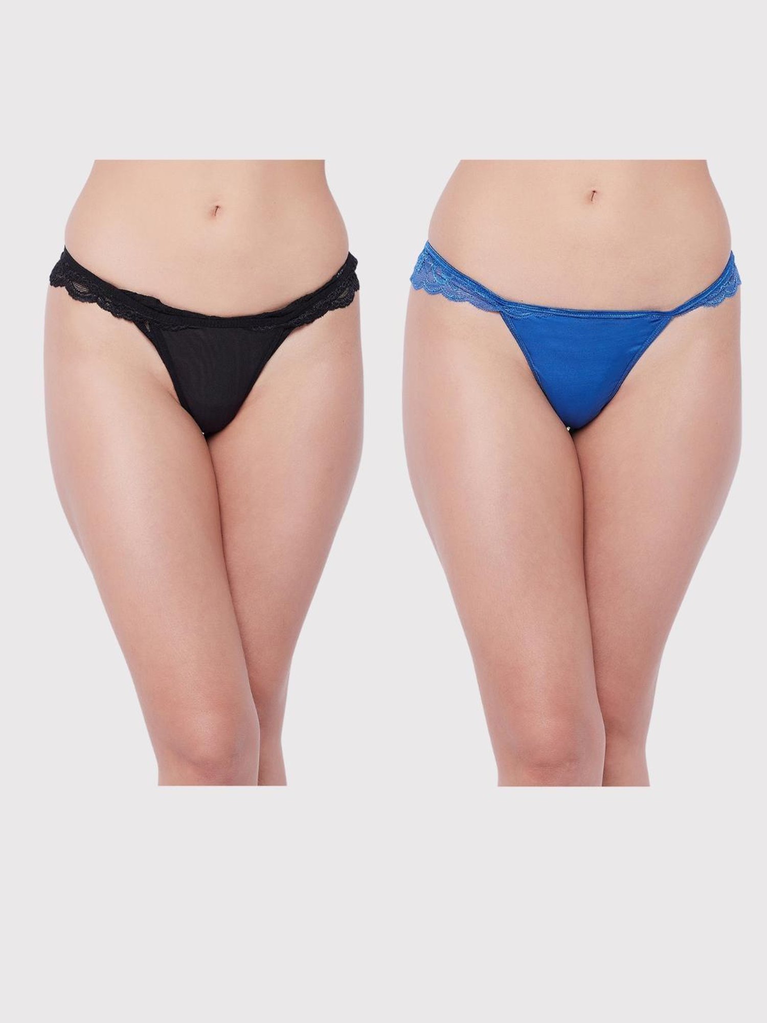 Secrets By ZeroKaata Multicolor Lace Panty (Pack of 2)