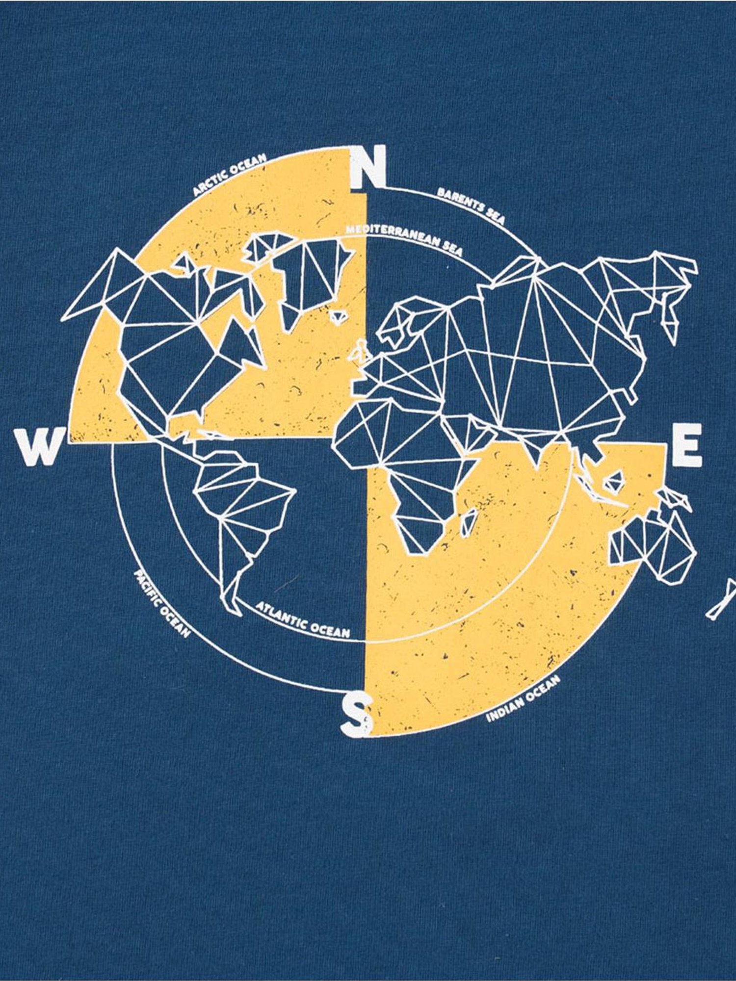 Edheads Kids Blue Cotton Printed T-Shirt