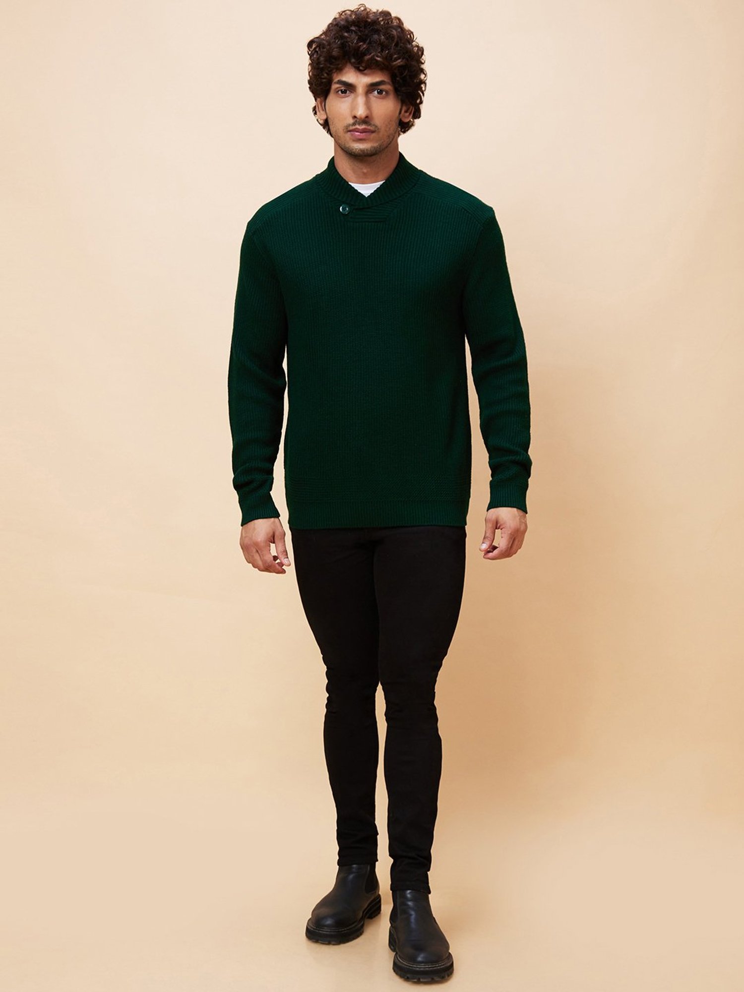 Globus Green Regular Fit Sweater