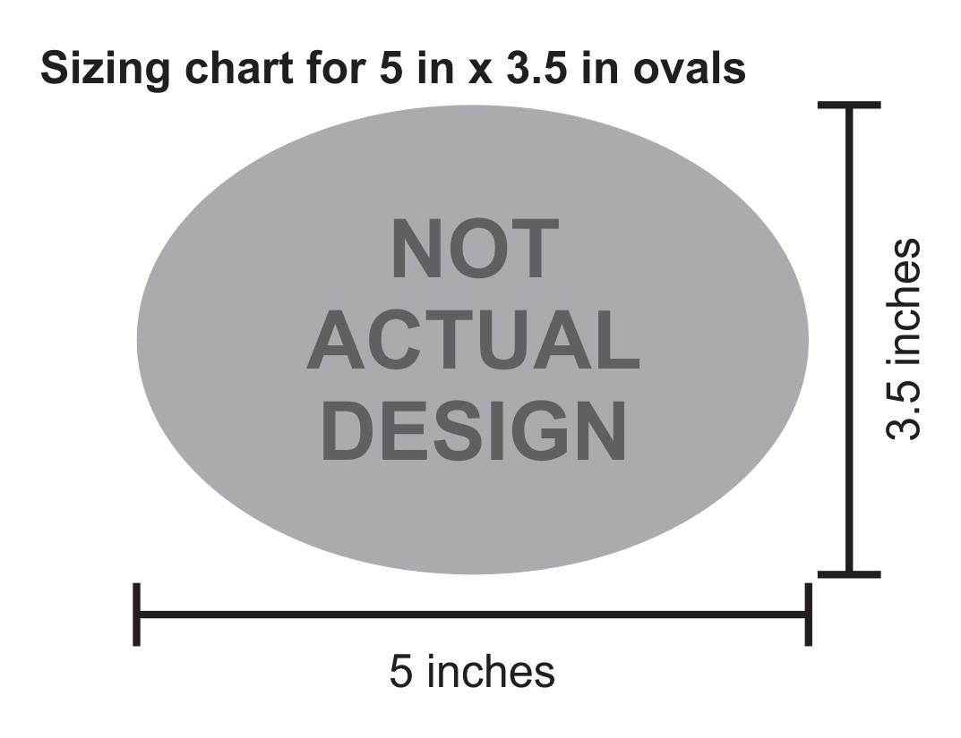 StickerTalk Oval Breast Cancer Survivor Vinyl Sticker, 5 inches by 3.5 inches