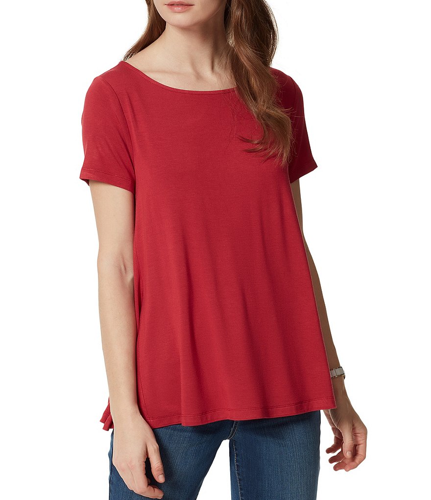 Anne Klein Sport Reiny Short Sleeve Hi-Low Tee