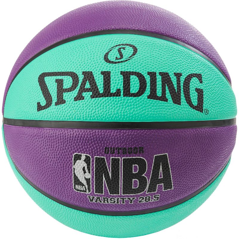 Spalding Varsity 28.5" Basketball - Purple/Teal